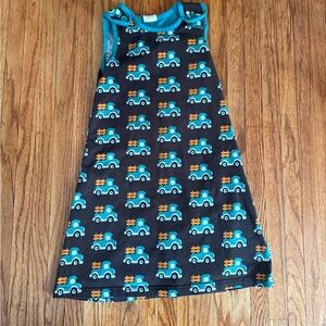 Like new Maxomorra Sz 110/116 (5-6Y) Organic farm truck  dress 🛻🛻